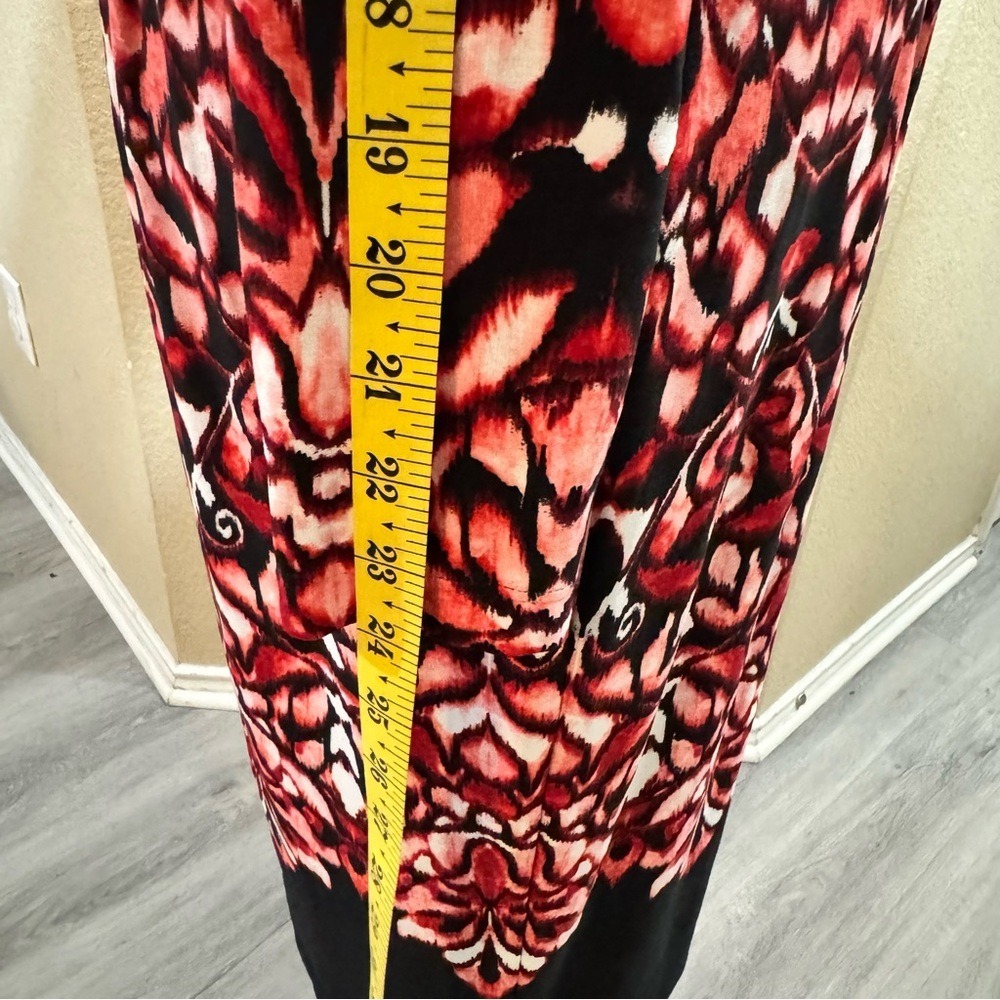 Liz Claiborne Black‎ and Red Long Sleeve Dress - Picture 8 of 9